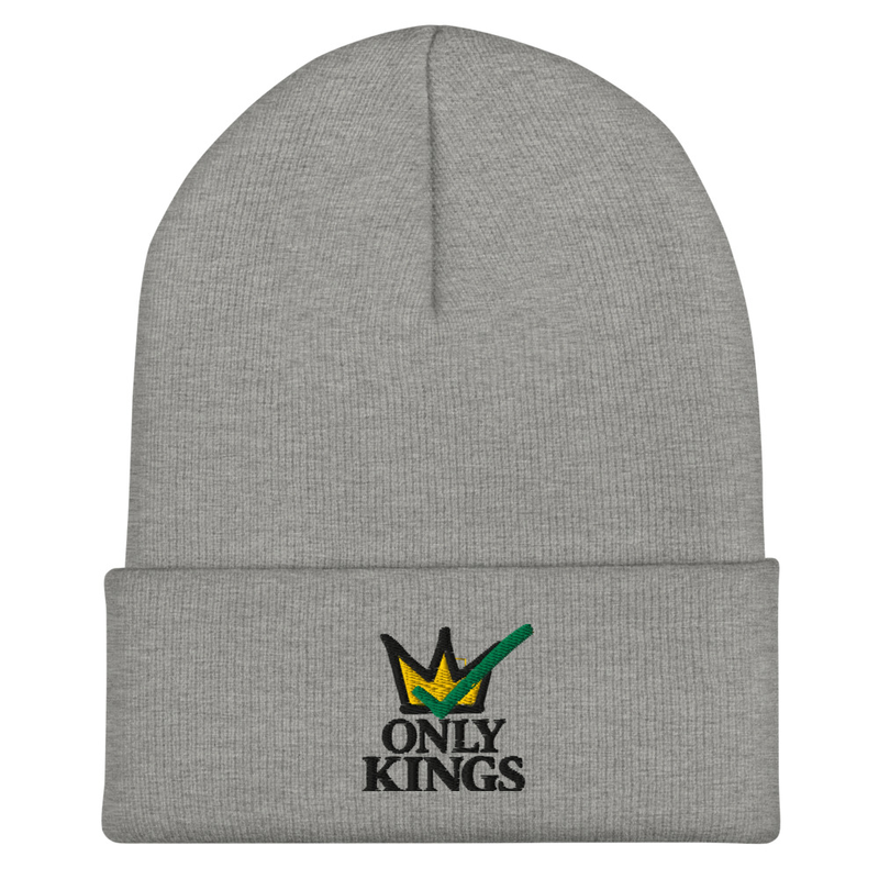 Cuffed Beanie – One size, Heather Grey