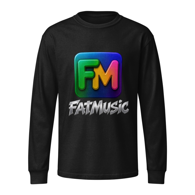 Unisex garment dye heavyweight long sleeve tee