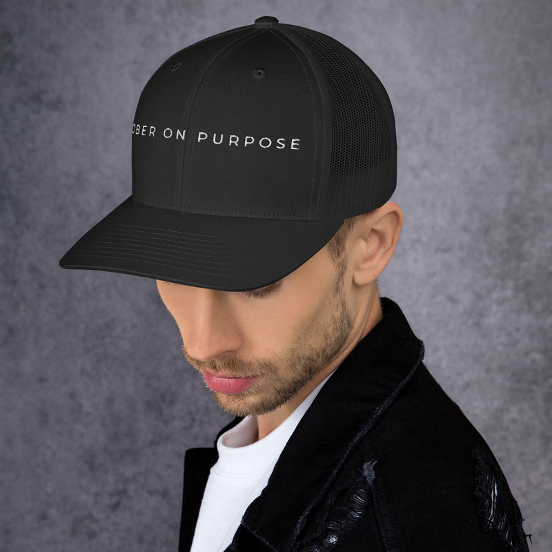 SOBER ON PURPOSE // Trucker Cap