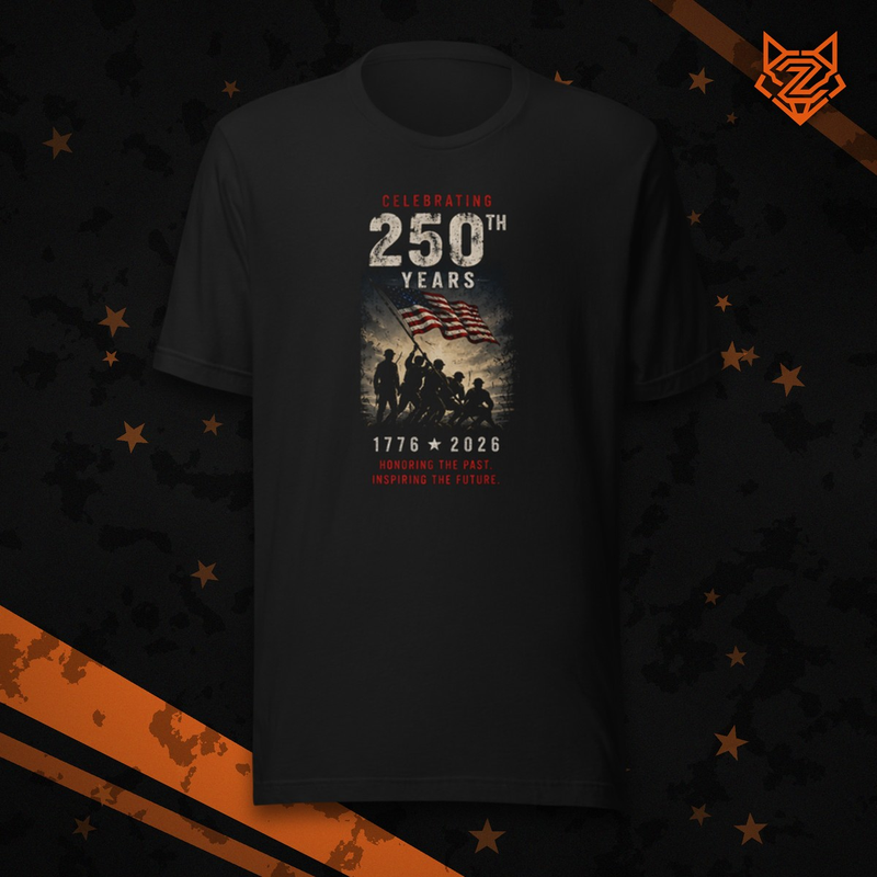 America's 250th — Honoring the Past | Double-Sided Tee — Front