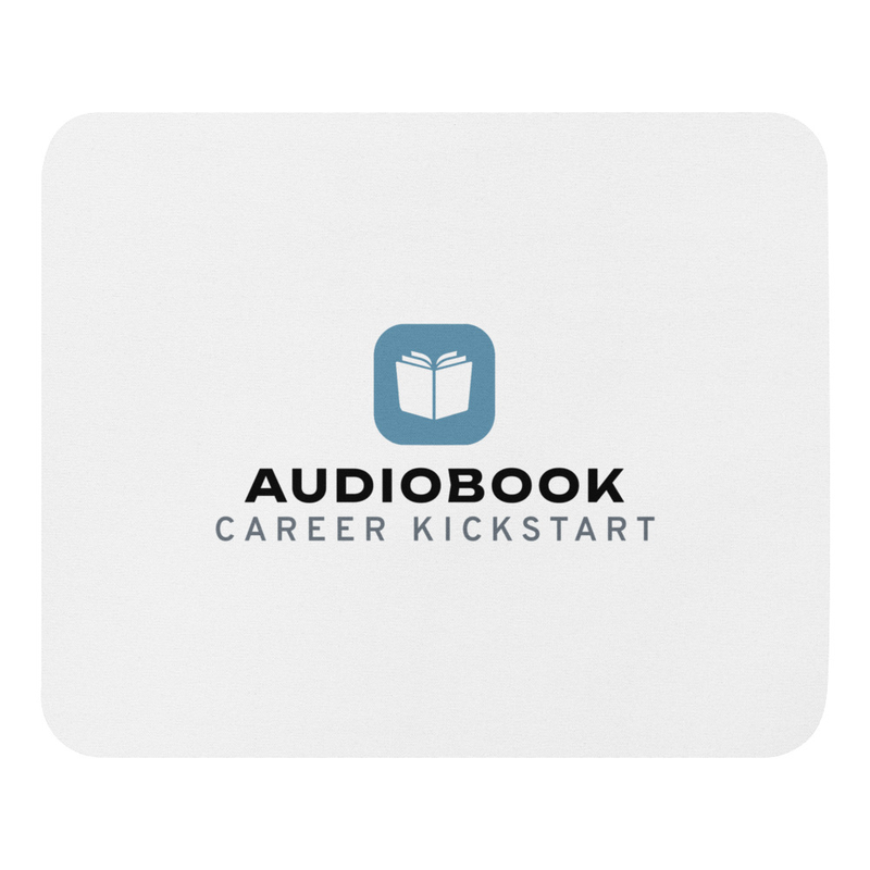 Audiobook Career Kickstart Mouse pad
