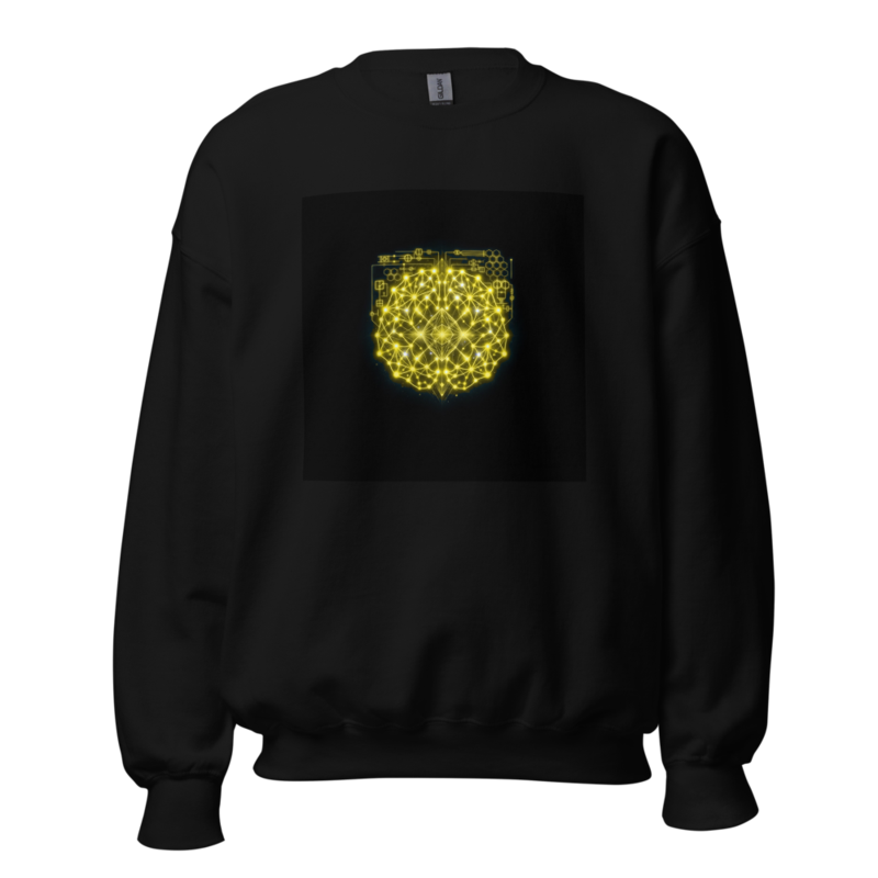 Uncle Benny ® Neural Link Sync IBM Quantum Computer Hoodie Neon Yellow EST. 2020