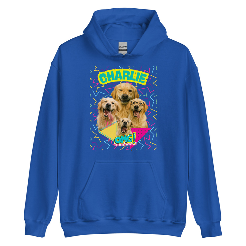 Retro Personalized Pet Party - Unisex Hoodie