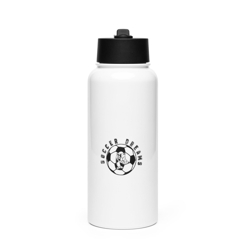 GOATS Stainless steel water bottle with a straw lid