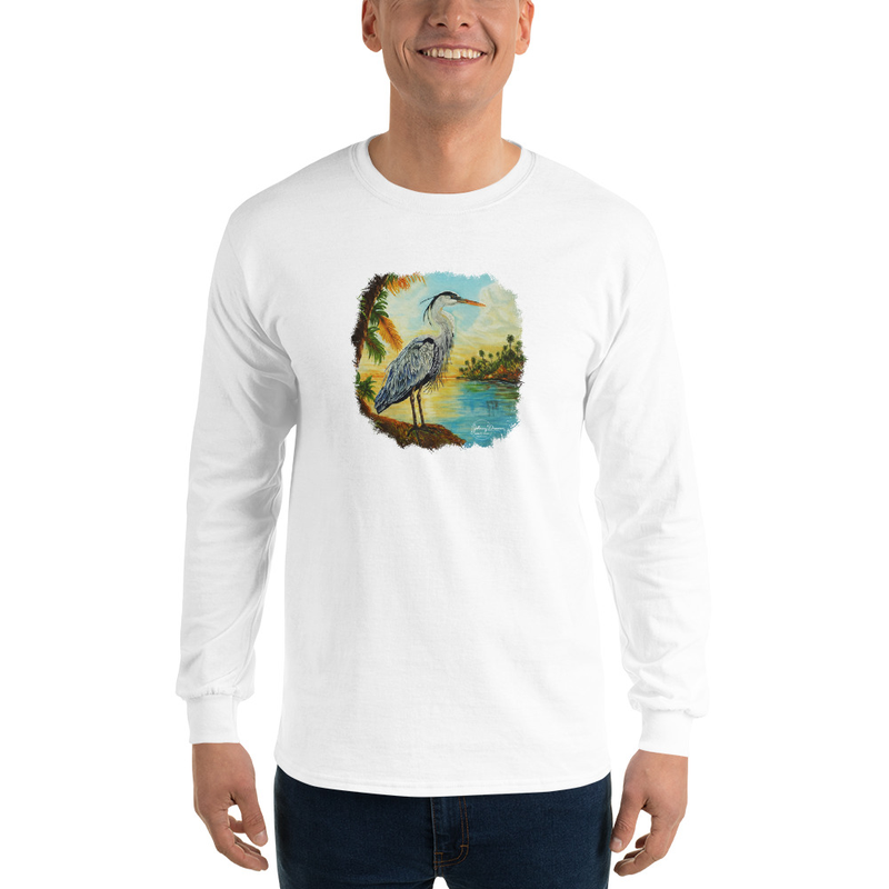 Free Bird Long Sleeve Shirt – 2XL, White