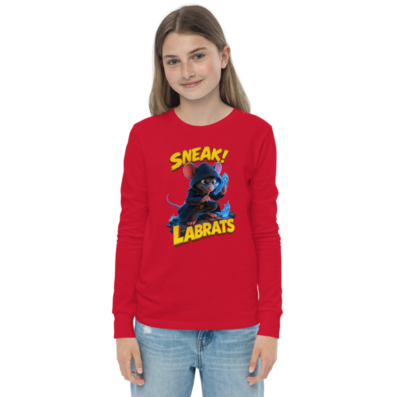Shadow Sneakerson Sneak Kids Long Sleeve