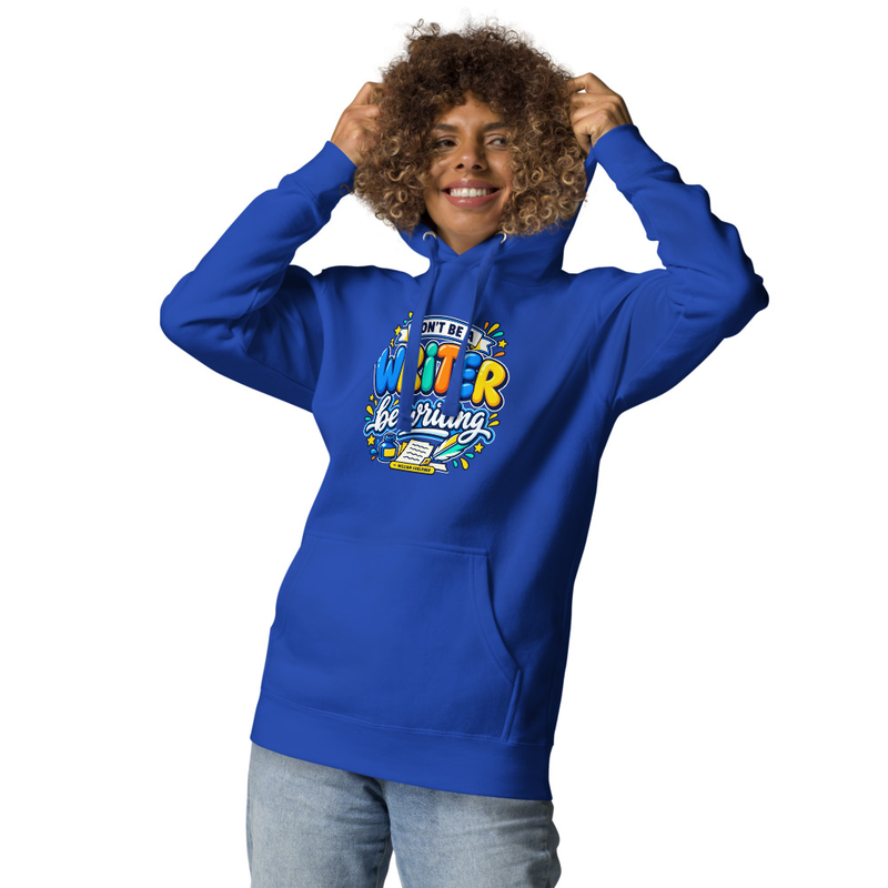 Be Writing - Adult Hoodie – XL, Team Royal