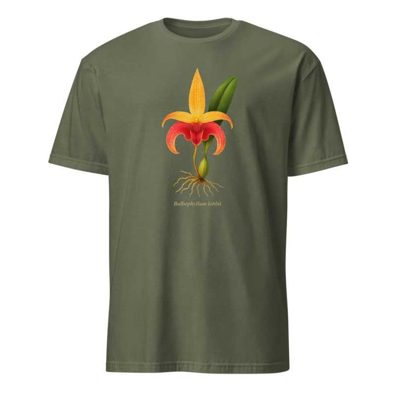 Bulbophyllum lobbii Shirt – 3XL, Military Green