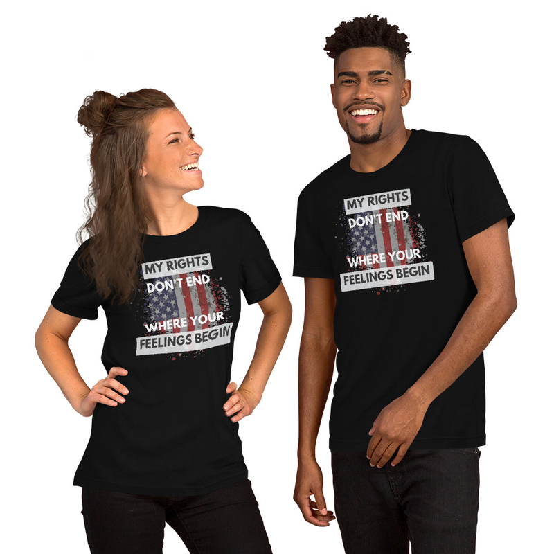 My rights don't end - WGOAA Unisex t-shirt