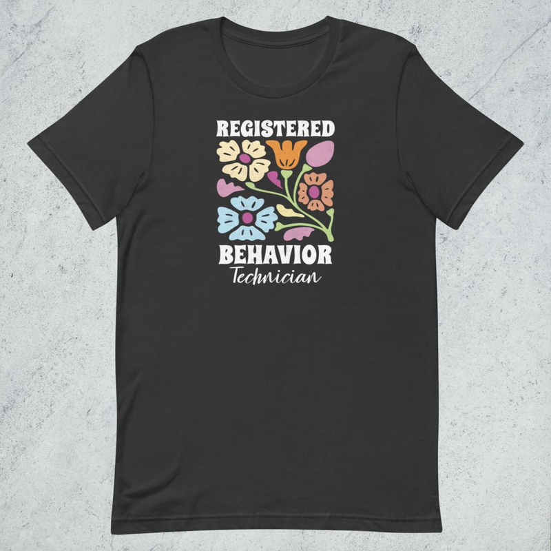 Registred Behavior Technician Funny Nurse Unisex t-shirt mockup 10