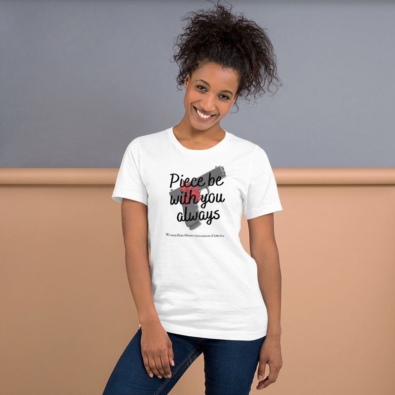 Piece be with you WGOAA Unisex t-shirt – XL, White