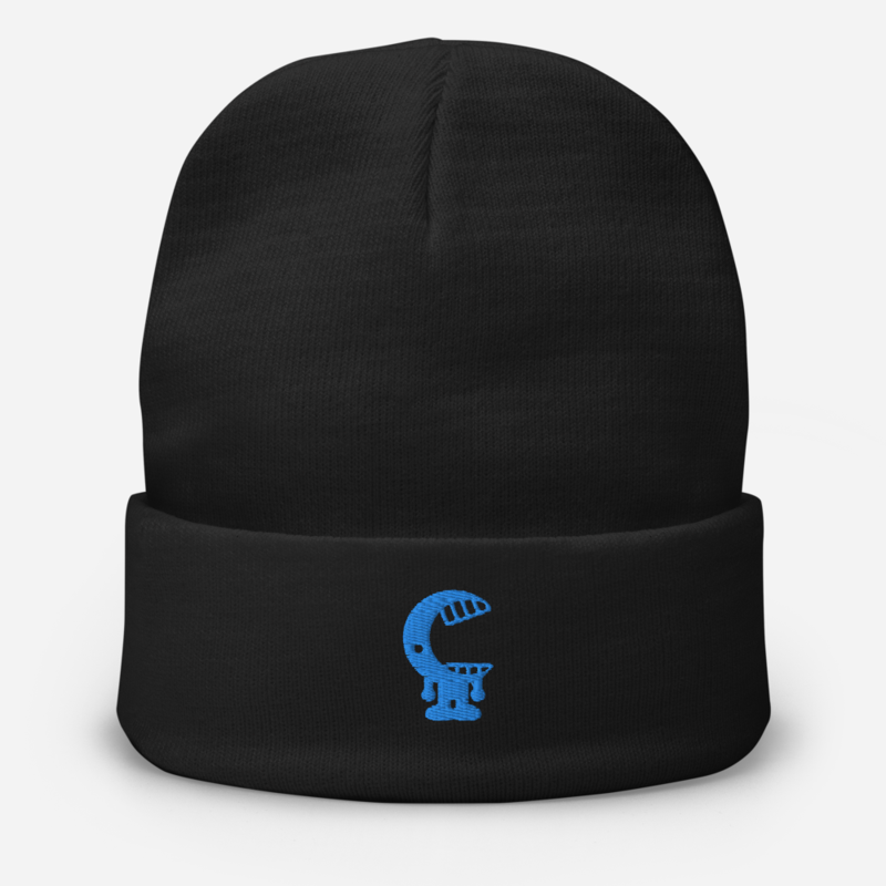 Product KRUNCH Le Bleu Embroidered Beanie photo