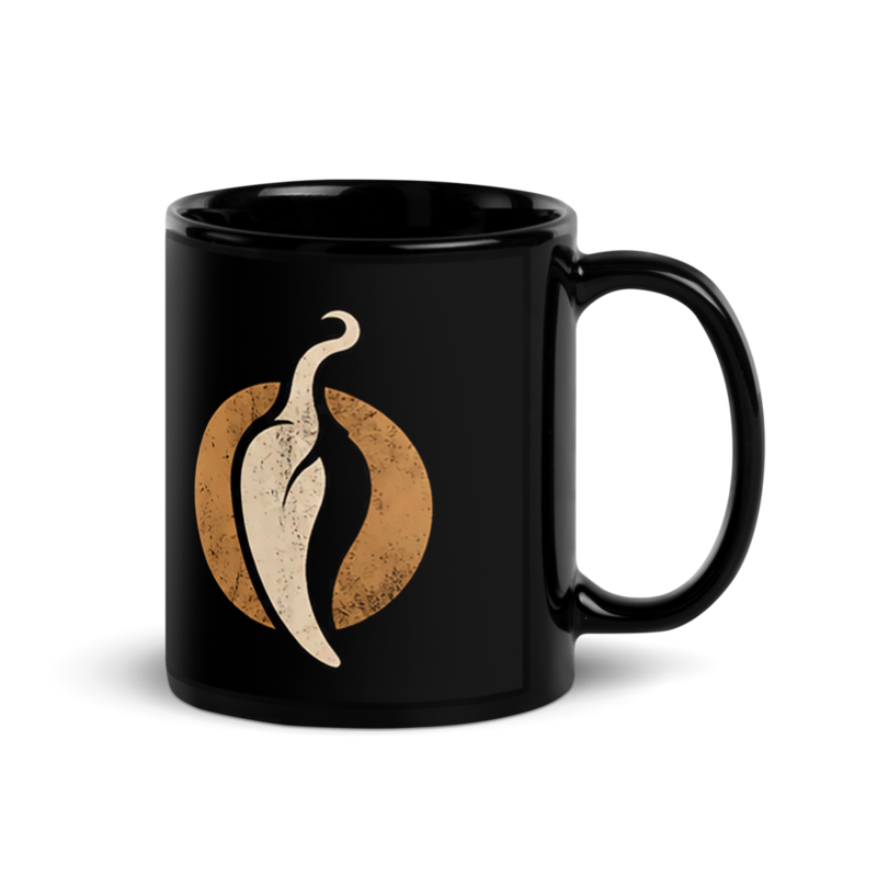 The Mystic Peppers - Black Glossy Mug