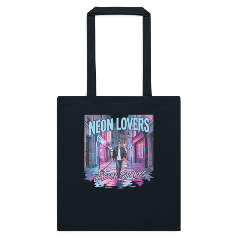 NEON LOVERS - Cinematic Streetlight Tote Bag