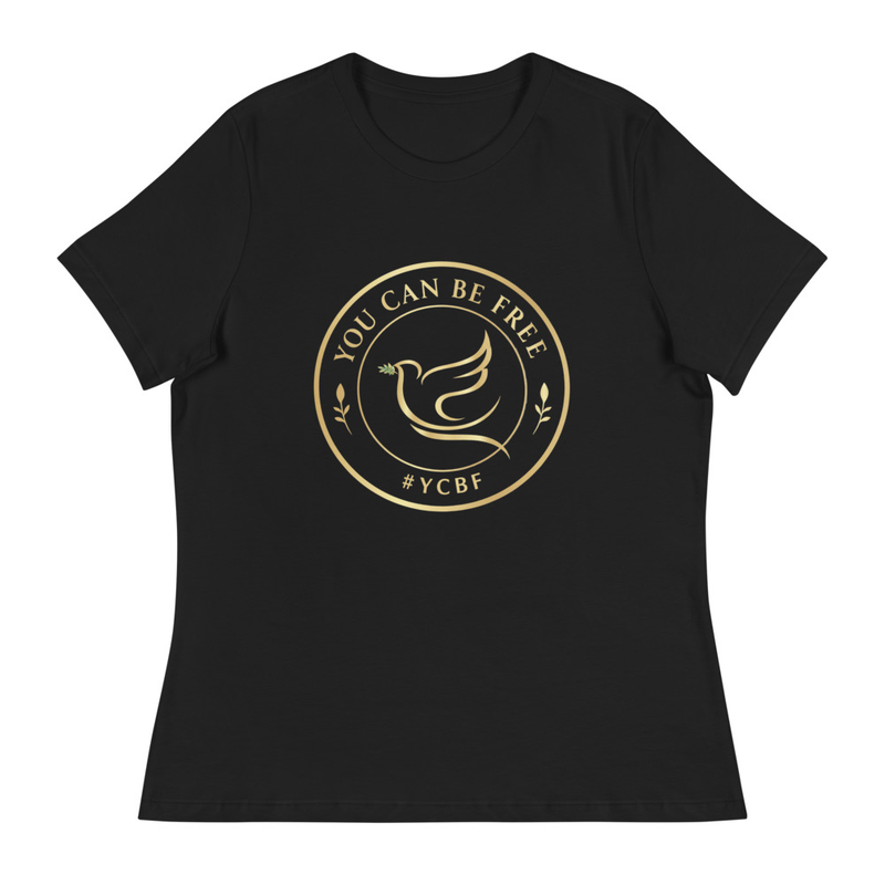 YCBF Women's Gold Freedom Emblem Tee