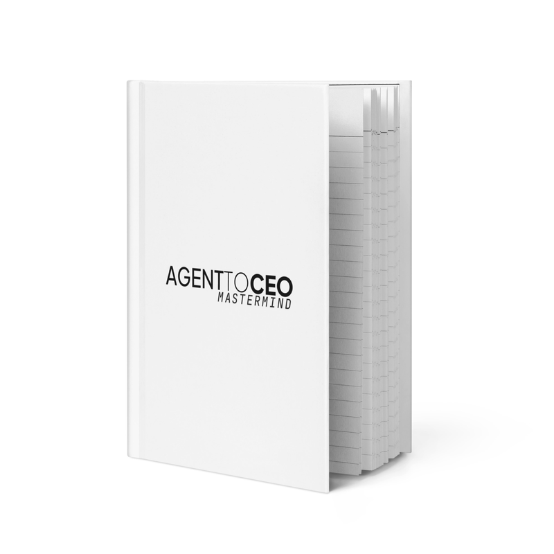 Agent to CEO Mastermind - Hardcover journal matte