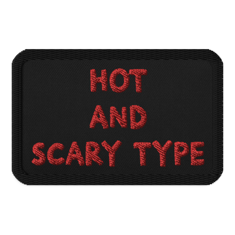 Hot & Scary Type WGOAA Embroidered patch