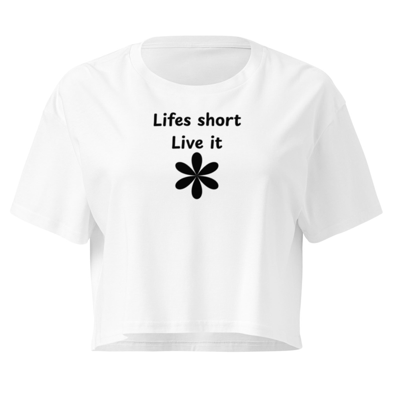 Lifes short crop top