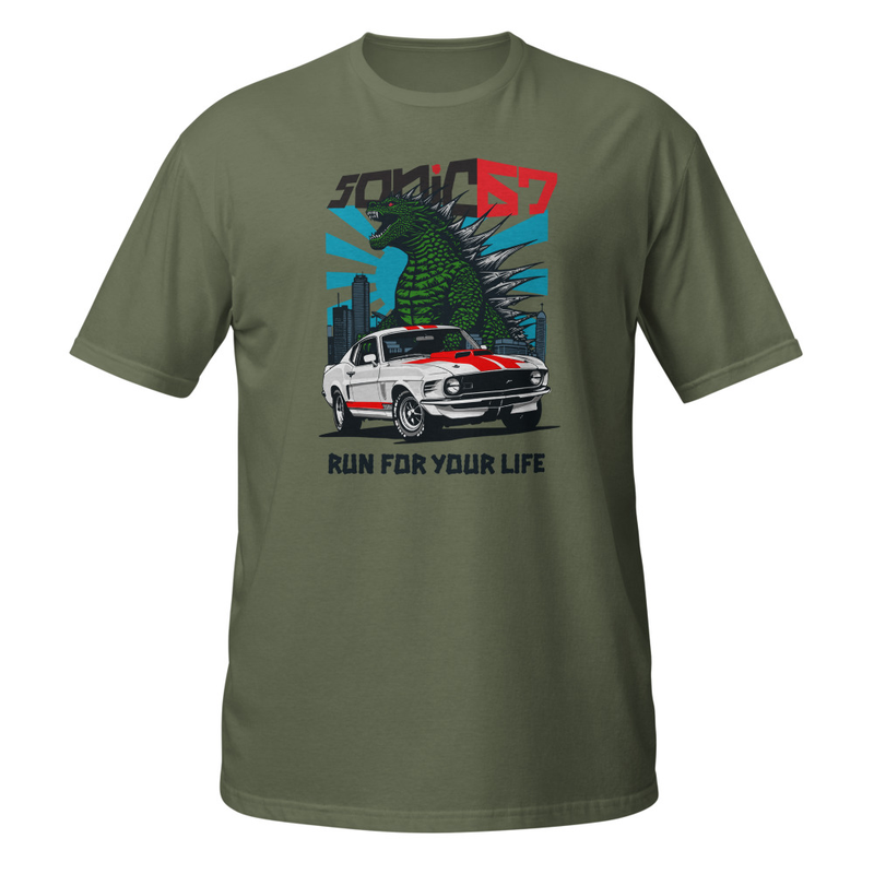 Sonic 67 Mustang Lizard Short-Sleeve Unisex T-Shirt