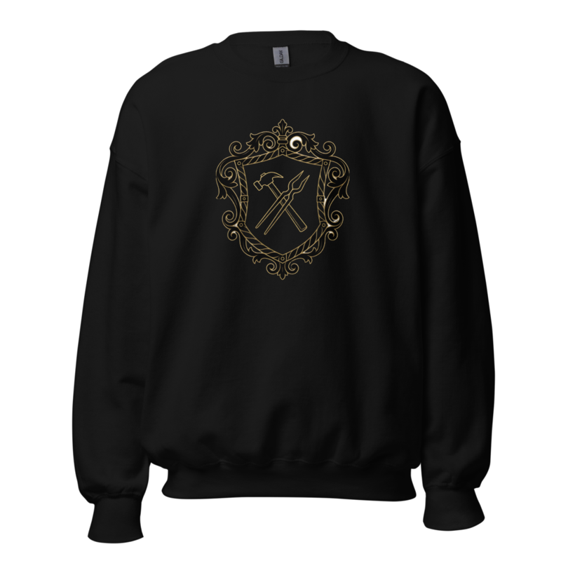 Heraldic Iron Shield Crewneck (Artist Series) mockup