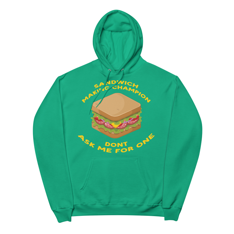 Sandwich Making Champion - Unisex Premium Hoodie - gabagool, sandwich, sammich, munchies, junk food, italian, salami, BLT,