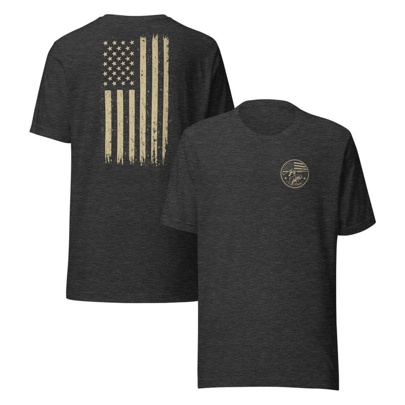 American Flag Freedom Badge Unisex t-shirt