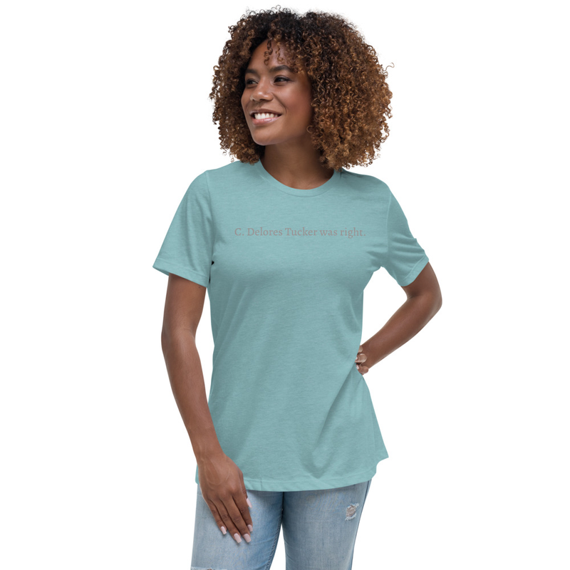 C. Delores Tucker Tee - Grey (Women's) – Image 17