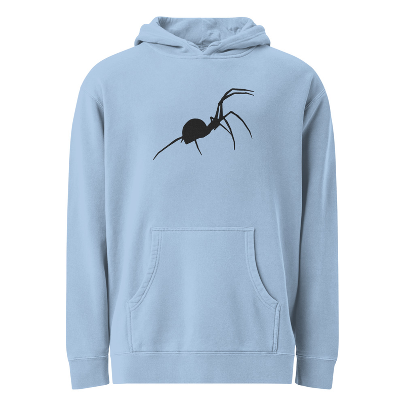 Light Blue Pigment-Dyed Spider Hoodie