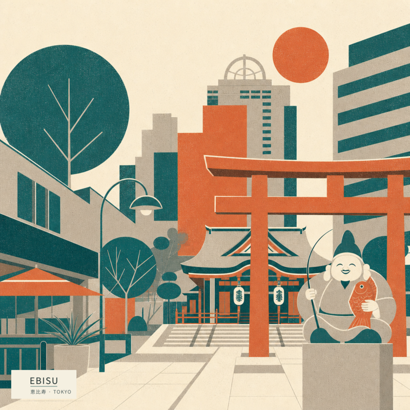 Ebisu(恵比寿)のアートワーク