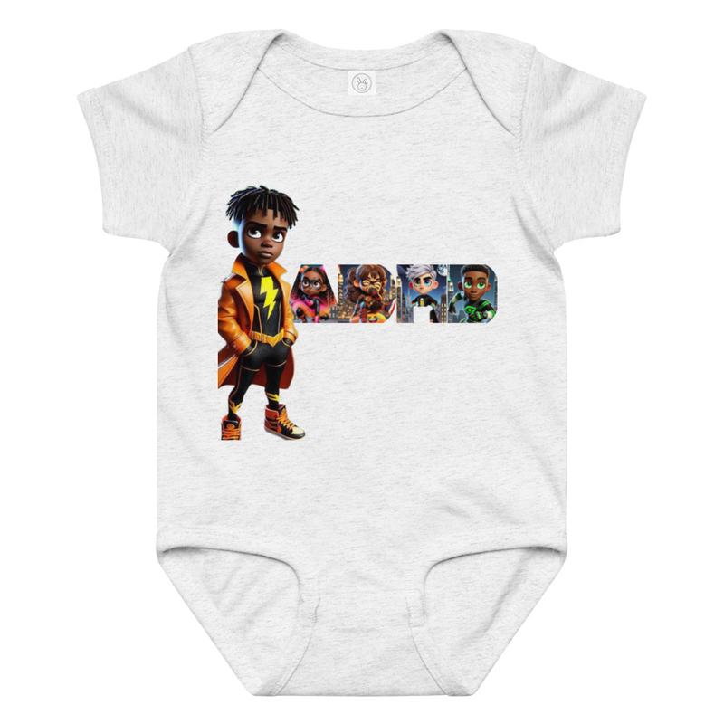 ADHD baby jersey bodysuit