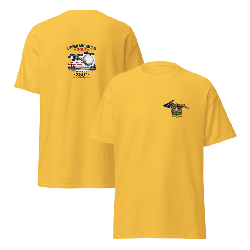 Alger County Veteran's Gol Outing Logo #5 Unisex classic tee – S, Daisy