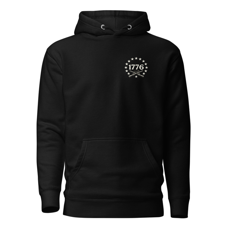 Original Rebels Front and Back Unisex Hoodie — Black