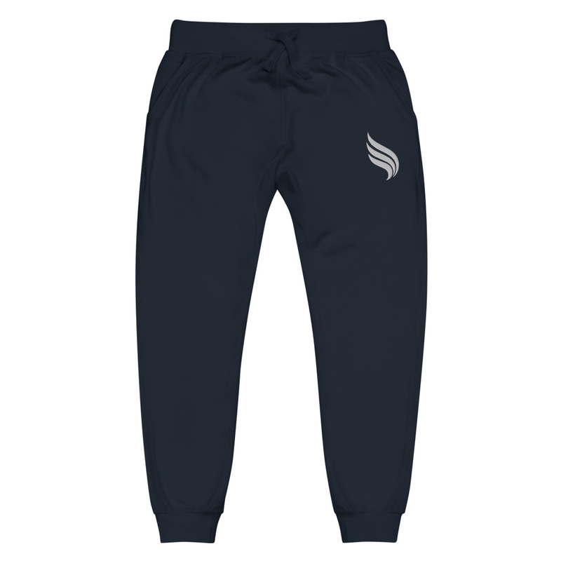 ATHLEURE® Unisex fleece sweatpants – XL, Navy Blazer