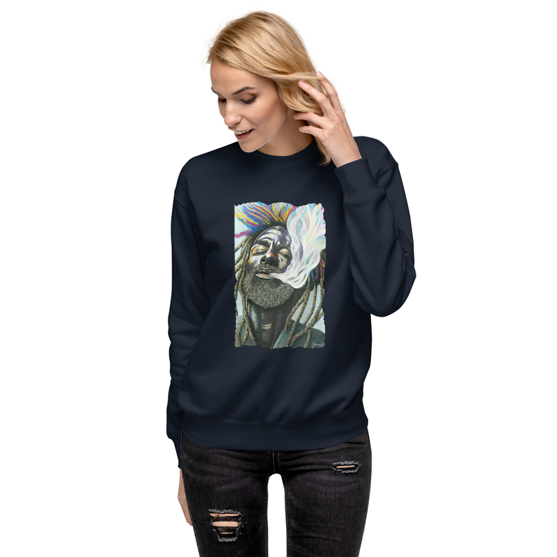 True Colors - Unisex Premium Sweatshirt – XL, Navy Blazer