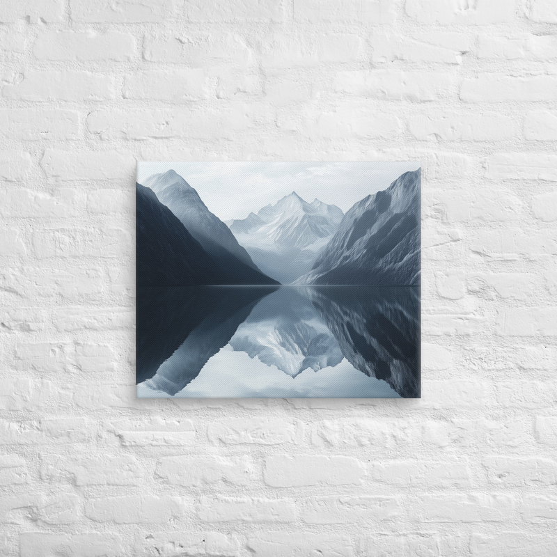 A Serene Mountain Scape on Canvas | Large Wall Art Home Decor
