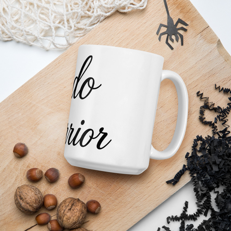 Endo Warrior White Glossy Mug – Image 3