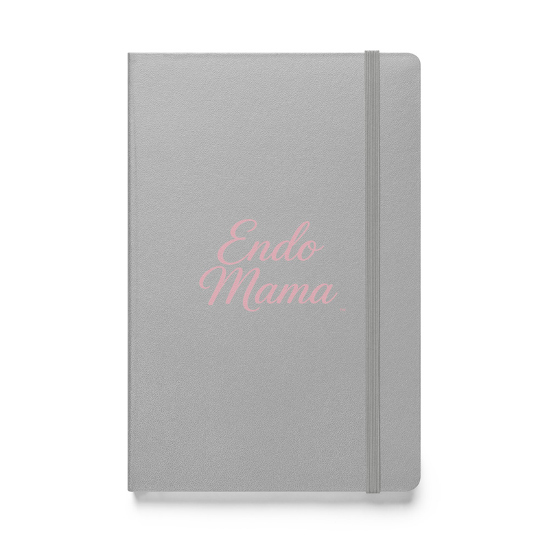 Endo Mama Hardcover Silver Bound Notebook