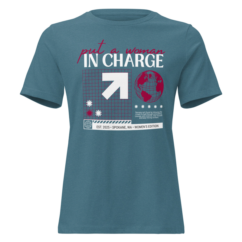 Put a Woman in Charge Women's Relaxed T-Shirt – Image 4