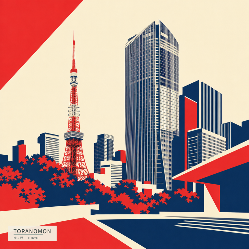 Toranomon(虎ノ門)のアートワーク