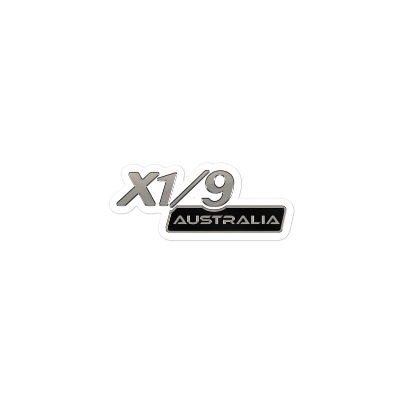X19 Aust stickers