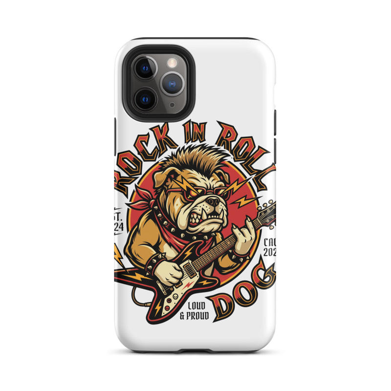 Tough Case for iPhone®: Rock N Roll Dog – iPhone 11 Pro, Matte