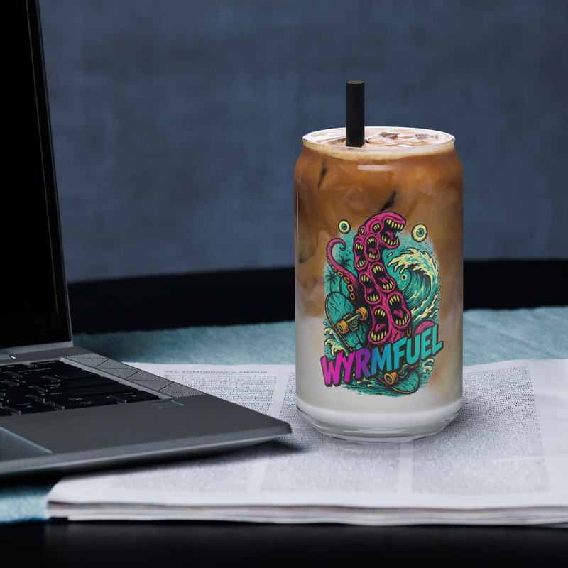 Tentakrush 16oz Can Glass back