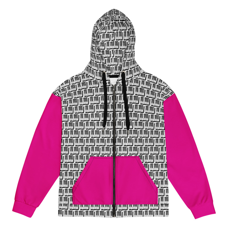 BECKY D. KEYS ZIP UP HOODIE