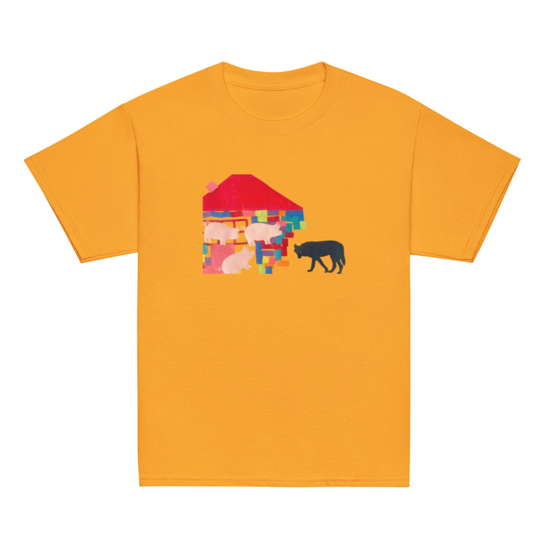 The Wolf - Youth Tee – XS, Gold