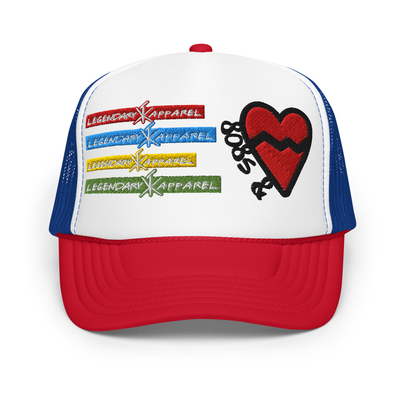 [ heartless </3 ] Trucker – One size, Red / White / Royal
