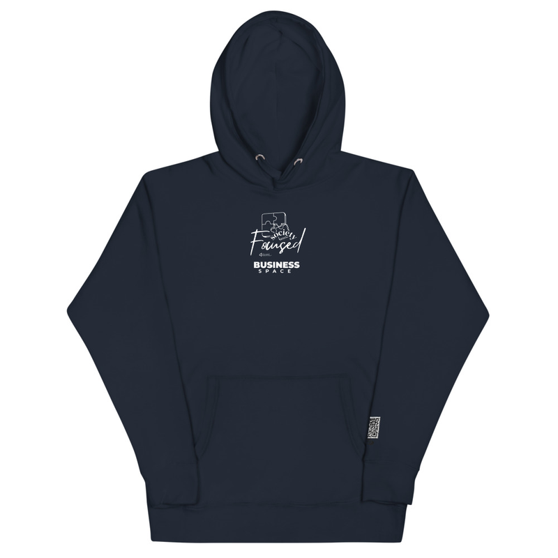 "Smart Work Pays Off" Premium Unisex Hoodie – Image 1