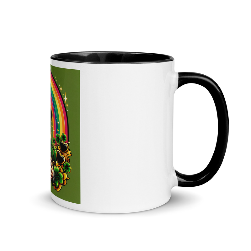 Emerald Isle  Leprechaun Gold Ceramic Mug - Colorful Coffee Charm