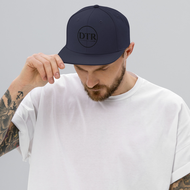 Snapback Hat Black Logo