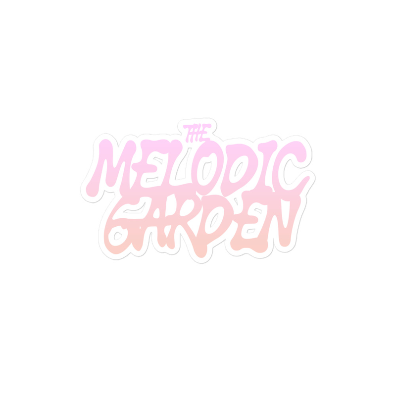 "THE MELODIC GARDEN" Sticker