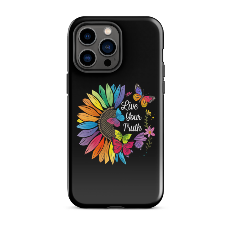 Live Your Truth Tough Case for iPhone® – iPhone 14 Pro Max, Glossy